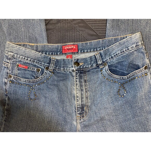 Chaps Jeans Red Tag Straight Leg Mid Rise Women’s Size 14 - Picture 4 of 14